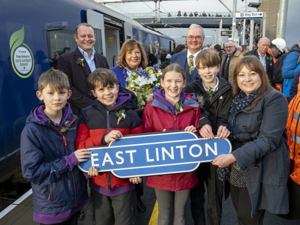 East Linton Station Opening Day - 2023-12-13